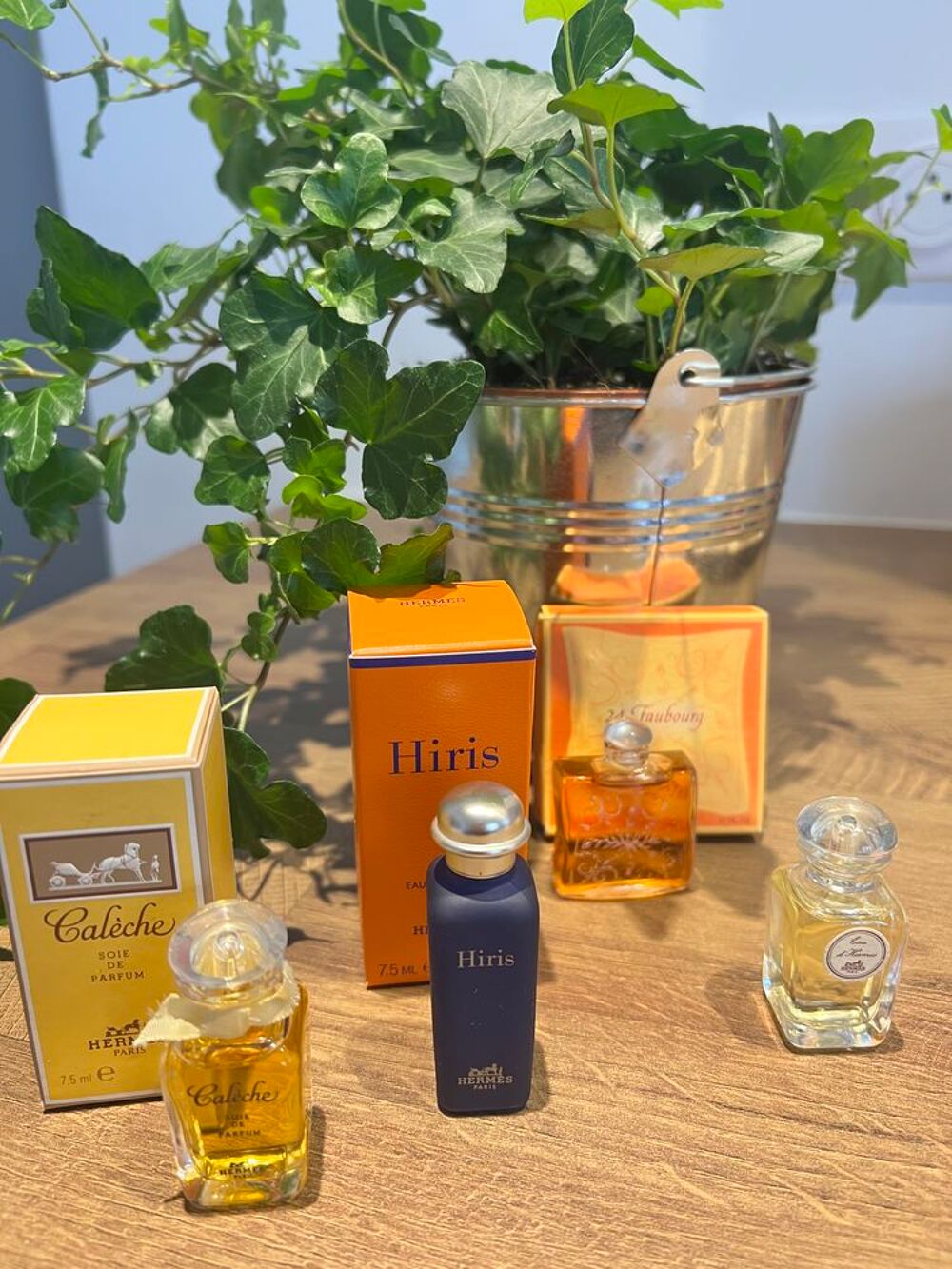 Lot de 4 miniature de Parfum HERMES 