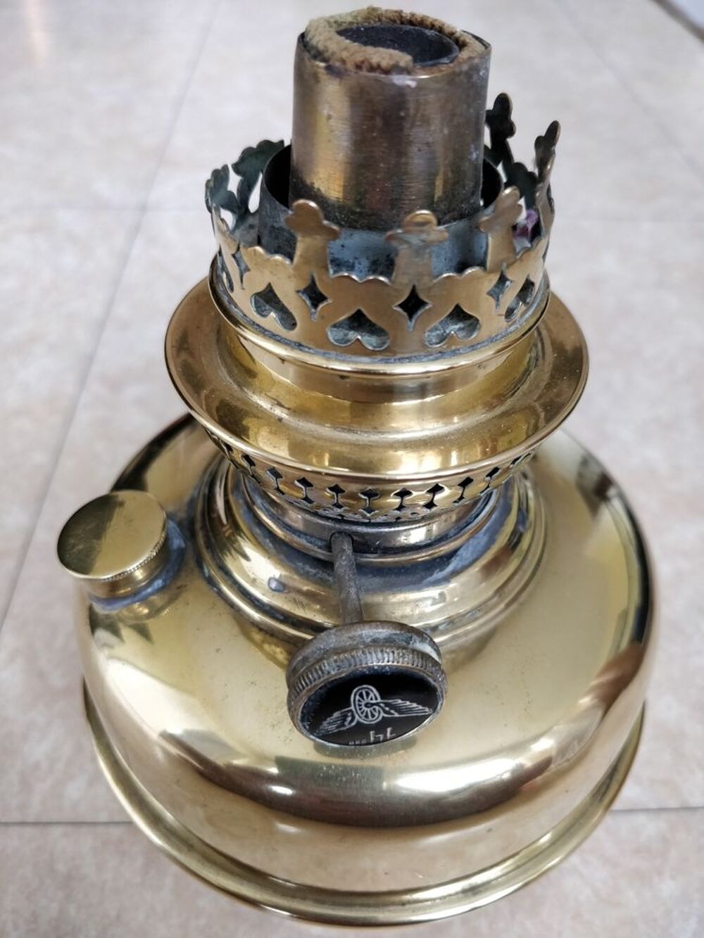 lampe huile p&eacute;trole ancienne Décoration
