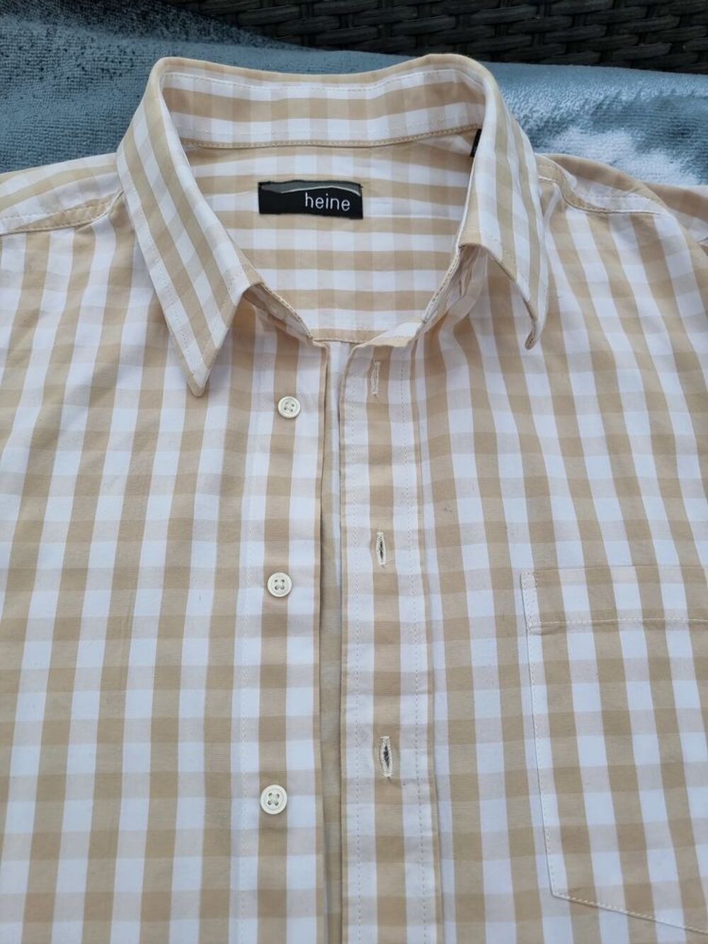 Chemise &agrave; carreaux HEINE - pour Homme - T.41/42 (L) Vêtements