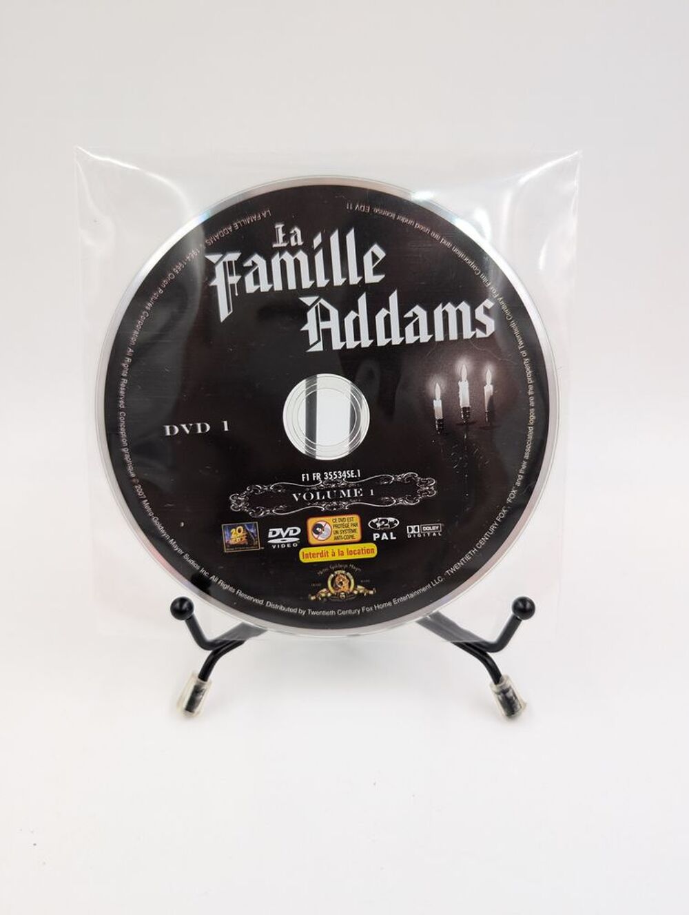 Film DVD La Famille Addams (volume 1) sans boite DVD et blu-ray