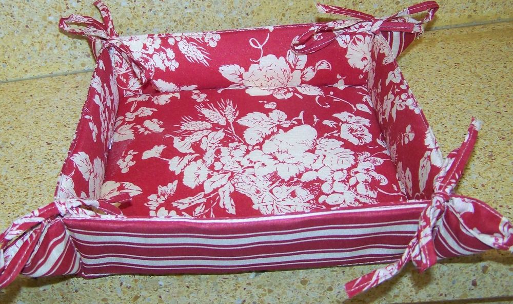 Corbeille &agrave; pain en tissu Décoration
