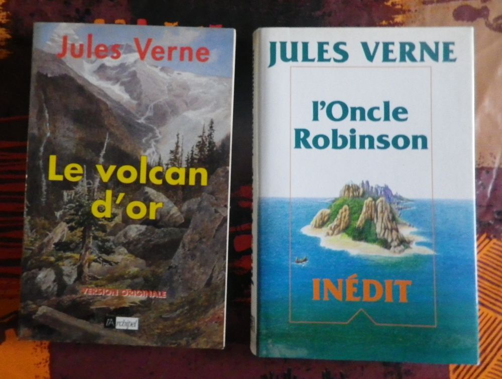 Jules VERNE : LE VOLCAN D'OR ET L'ONCLE ROBINSON
Livres et BD