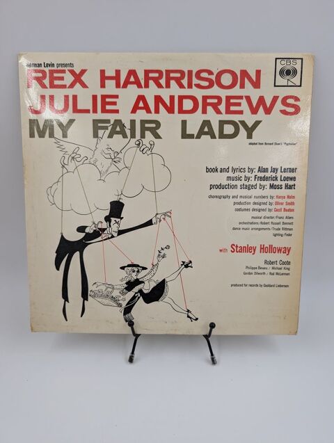 Vinyle 33 tours Rex Harrison Julie Andrews : My Fair Lady 7 Vulbens (74)