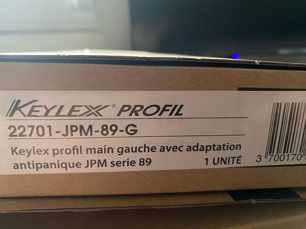 Poignee &agrave; code Keylex profil neuves Meubles
