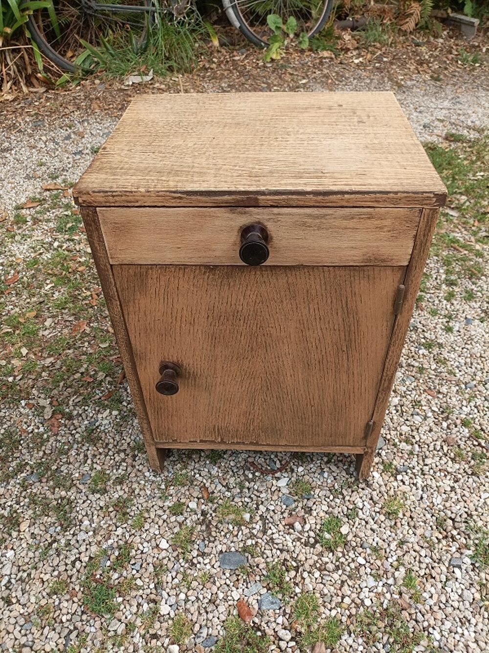 Table de nuit chevet bois tiroir porte dpm 0923001 Meubles