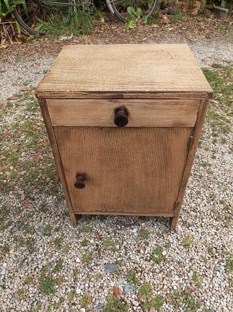 Table de nuit chevet bois tiroir porte dpm 0923001 29 Ploubazlanec (22)