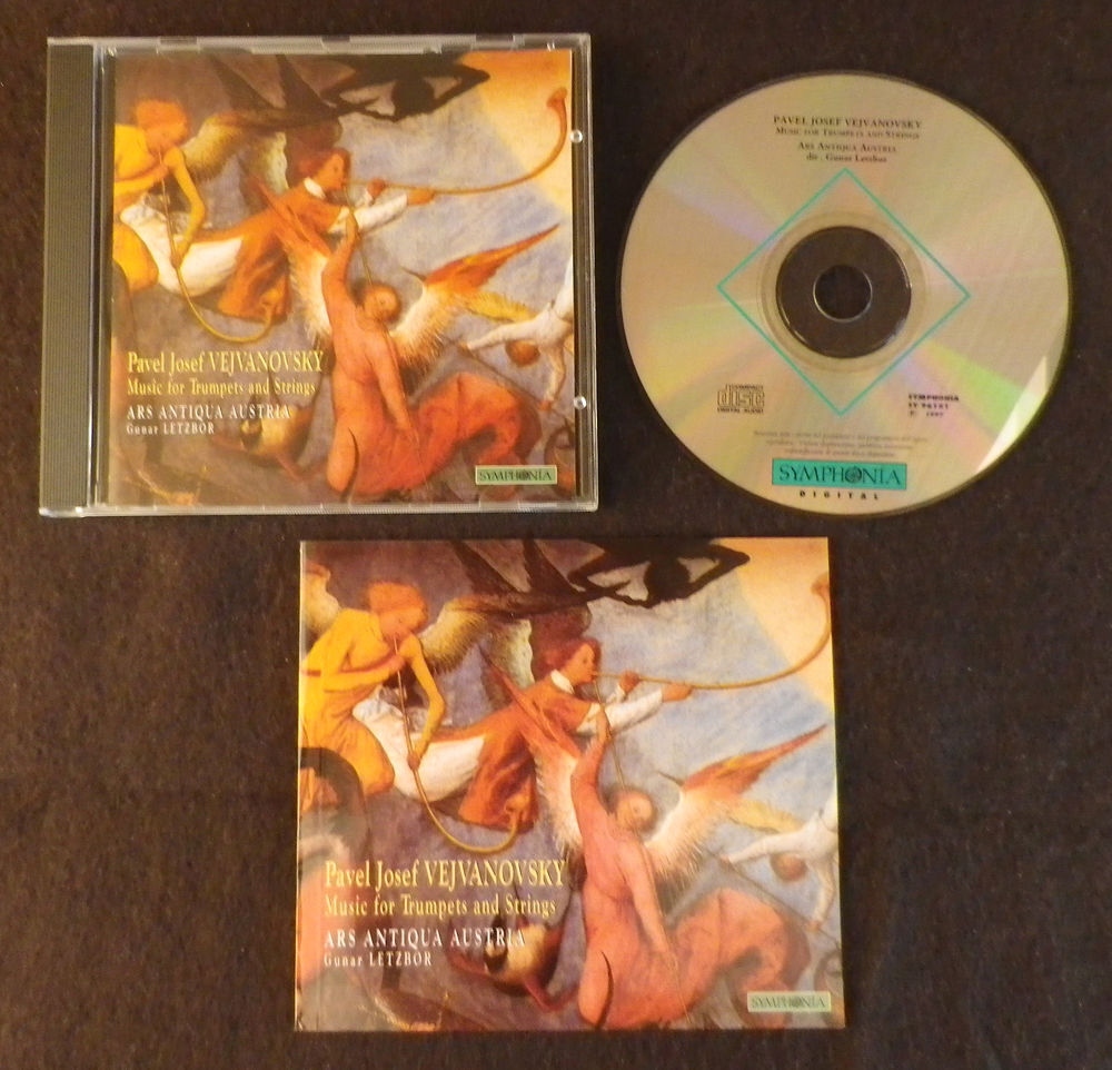 CD - Vejvanovsky - Musir for Trumpets and Strings CD et vinyles