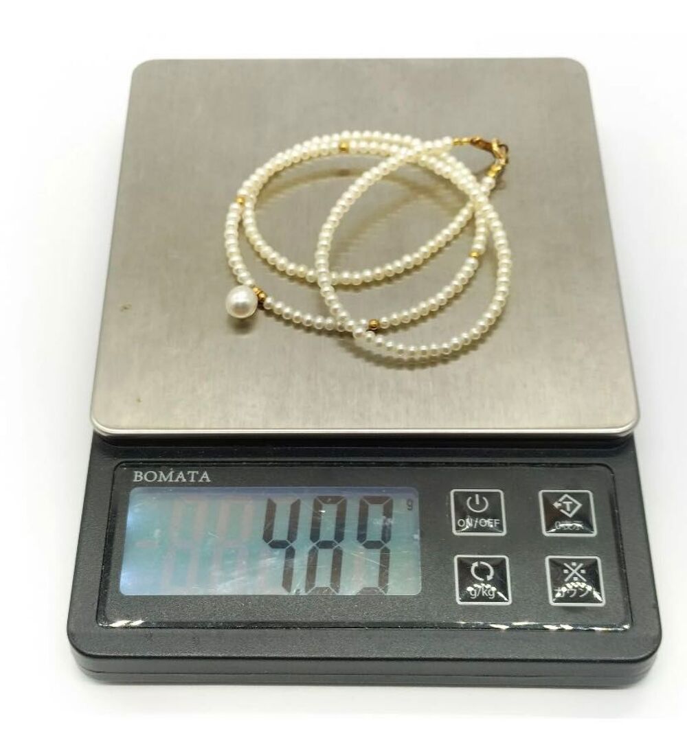 collier or perles Bijoux et montres