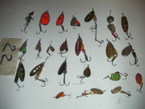 Leurres de p�che cuillers N� 22 30 Roques (31)