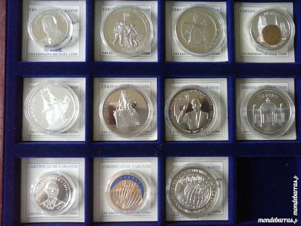 Collections m&eacute;dailles comm&eacute;moratives 