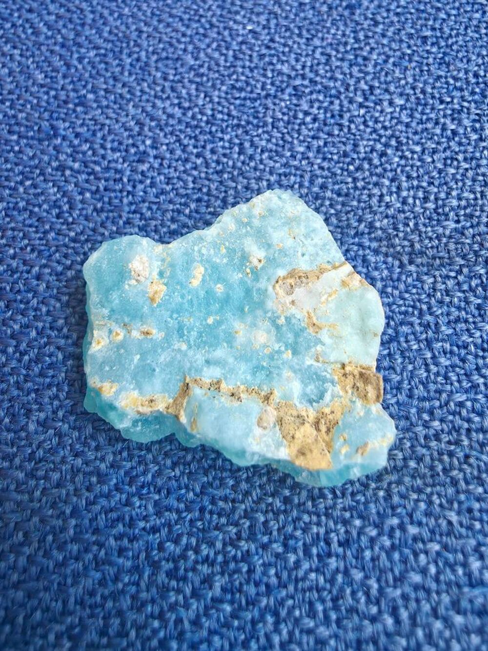 Superbe H&eacute;mimorphite Bleue Turquoise(Katanga)-6g 