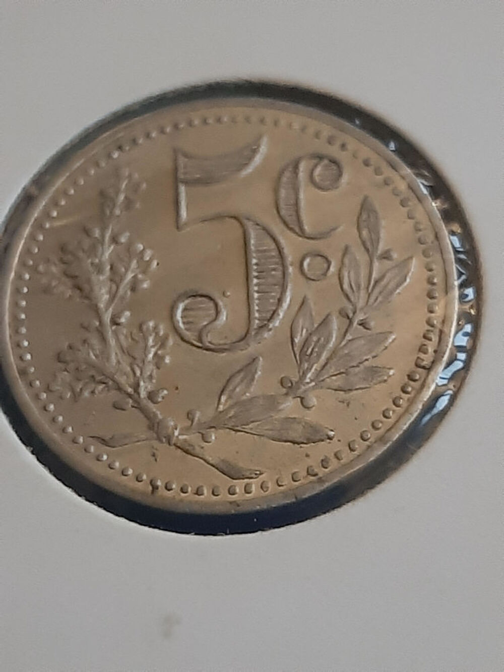 1916 Alg&eacute;rie Alger 5 centimes 