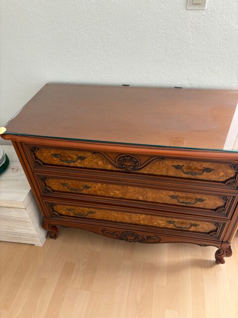 Commode en bois d�coratif trois tiroirs en merisier 100 Montpellier (34)