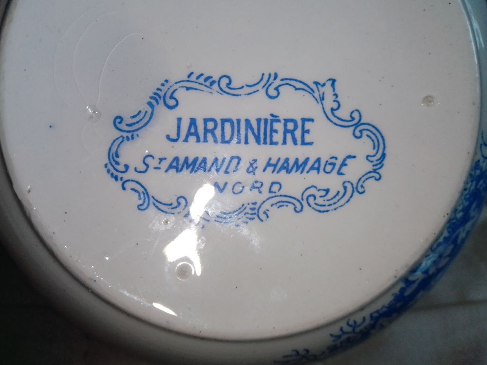 ENSEMBLE DE TOILETTE ANCIEN JARDINIERE Décoration