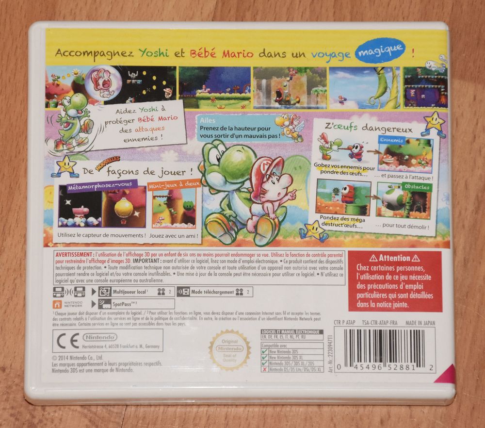 Jeu pour 3ds Nintendo. Yoshi's new island. Tr&egrave;s bon &eacute;tat
Consoles et jeux vidéos