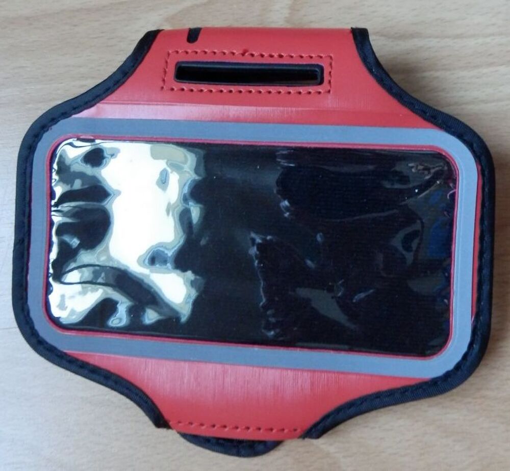 Brassard Sport Porte T&eacute;l&eacute;phone Rouge : NEUF Sports