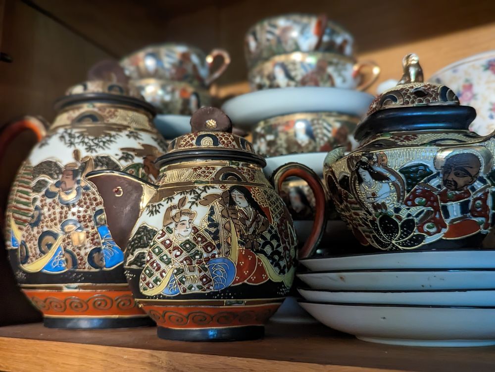 Service &agrave; th&eacute; japonais Décoration