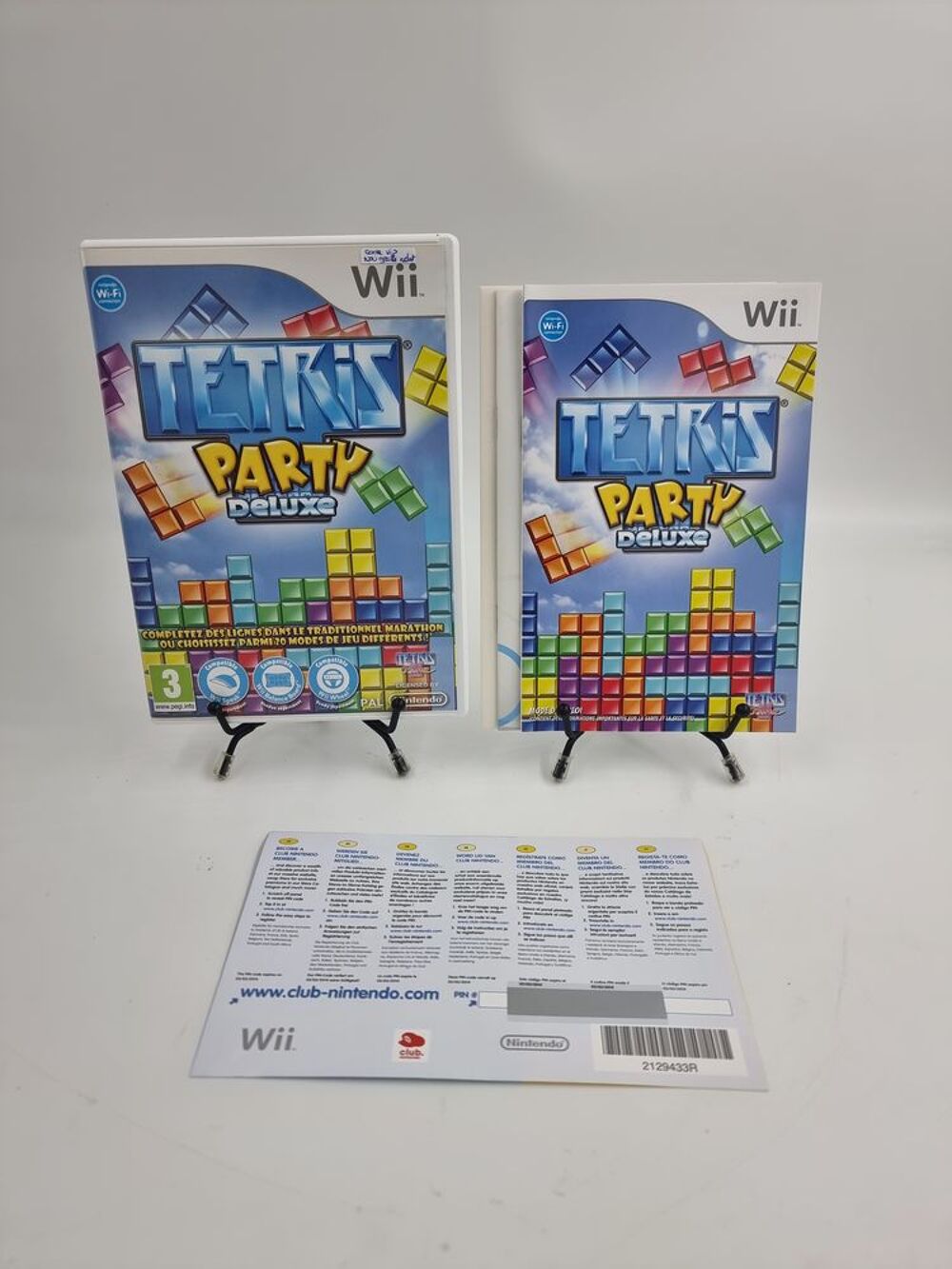 Jeu Nintendo Wii Tetris Party Deluxe en boite, complet Consoles et jeux vidéos