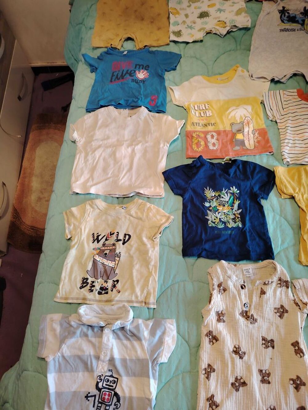 lot v&ecirc;tements gar&ccedil;on 12 mois Pu�riculture