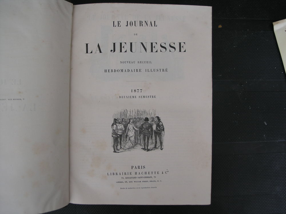 Livres anciens 8 # Journal de la jeunesse 