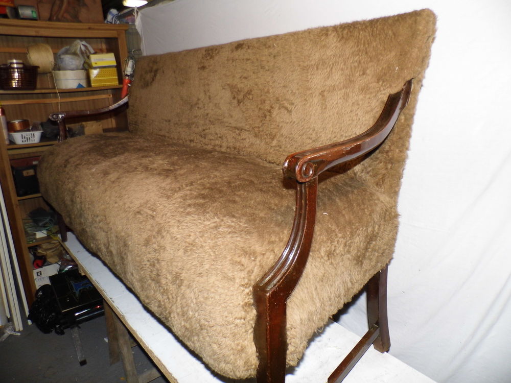 Banquette antiquit&eacute; divan vintage canap&eacute; banc d'&eacute;poque siege fauteuil m&eacute;ridienne Meubles