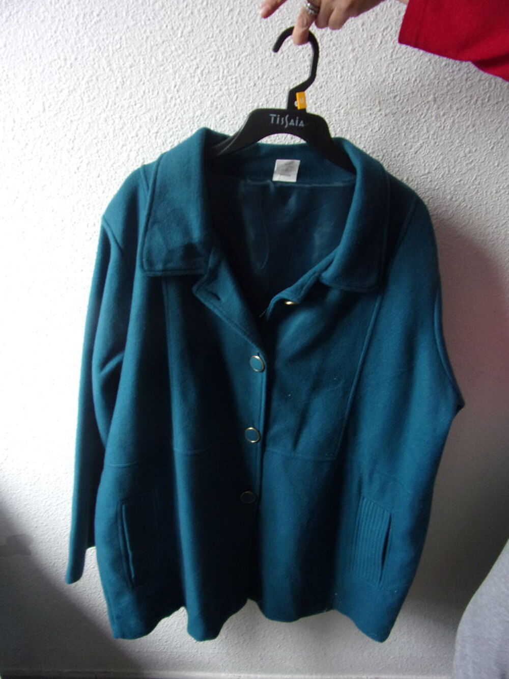 manteau 3/4 en polaire, doubl&eacute;, avec belle doublure Vêtements
