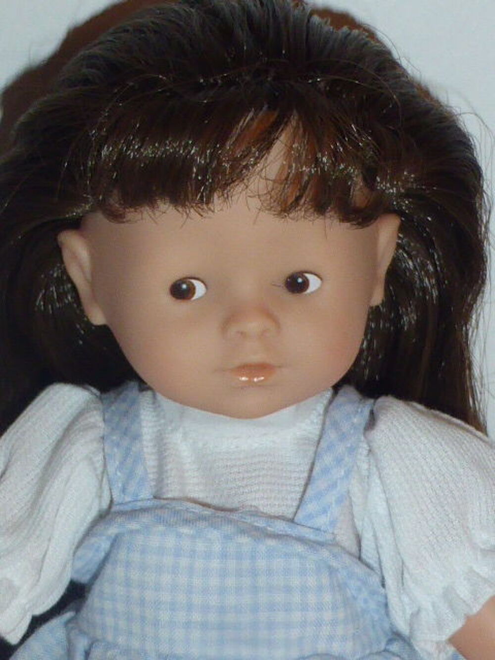 Corolle poup&eacute;e mini corolline brune robe bleue Jeux / jouets