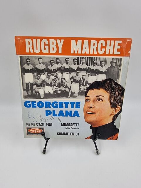 Vinyle 45 tours Georgette Plana : Rugby Marche  2 Vulbens (74)