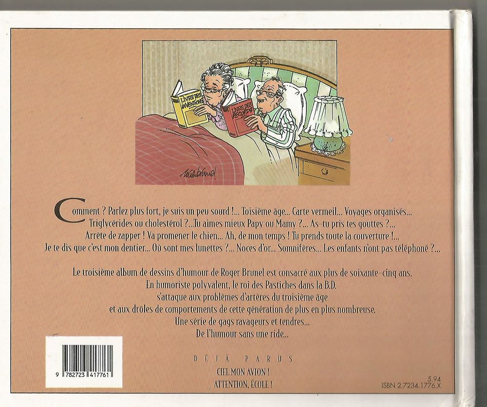 BD Roger BRUNEL : papy boom mamy blue Livres et BD