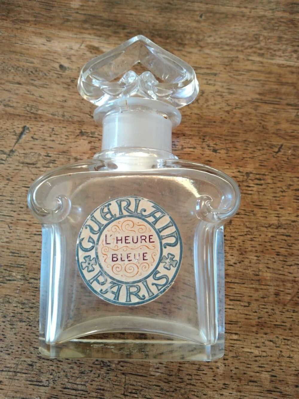 Flacon de parfum vide en Baccarat 