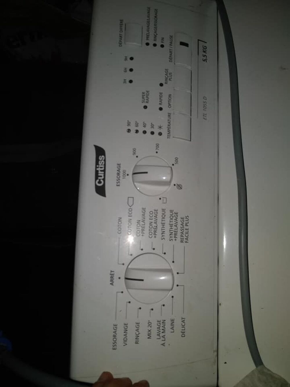 - Machine &agrave; laver - Excellent &eacute;tat Electroménager