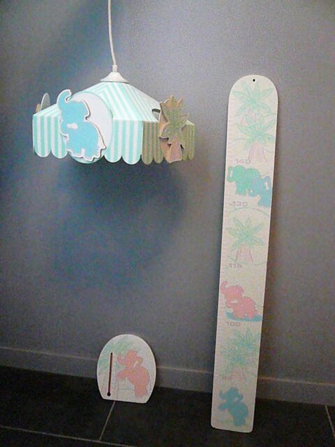 Lampe + toise + thermom�tre Moulin Roty 25 Franqueville-Saint-Pierre (76)