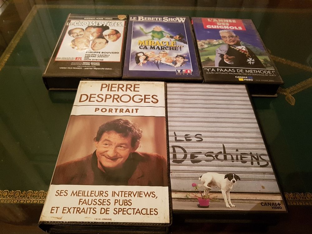 Lot de 6 cassettes d'humoristes Audio et hifi