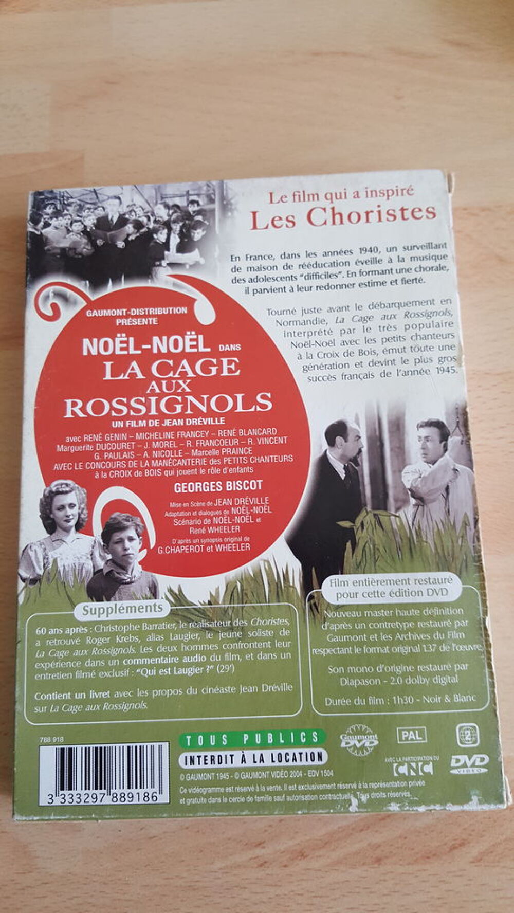 DVD LA CAGE AUX ROSSIGNOLS DVD et blu-ray