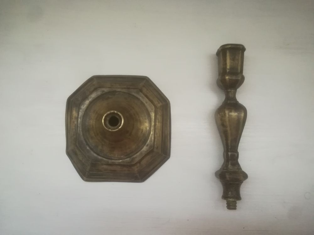 CHANDELIERS, BOUGOIRS anciens 25 euro &agrave; l'unit&eacute; 40 E les 2 