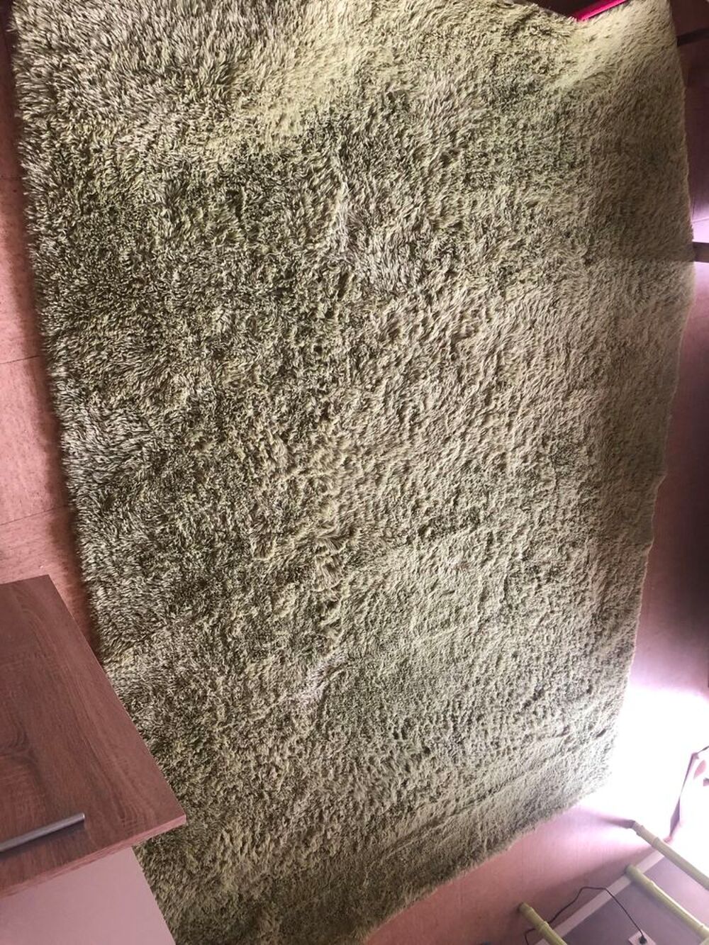 tapis vert &agrave; poil Décoration