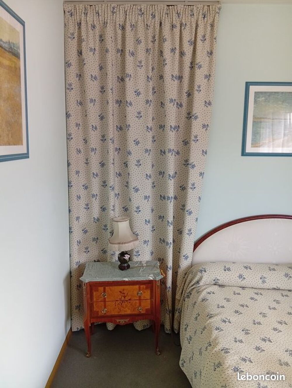 Ensemble de chambre : couvre-lit + t&ecirc;te de lit + tentures Décoration