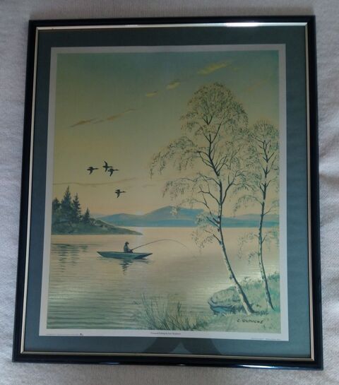 Tableau oeuvre d'art vintage 819 La Courneuve (93)