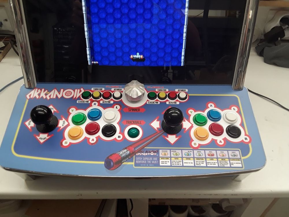 bartop arcade pi3 spinner et trackball 1 iou 2 joueurs Jeux / jouets