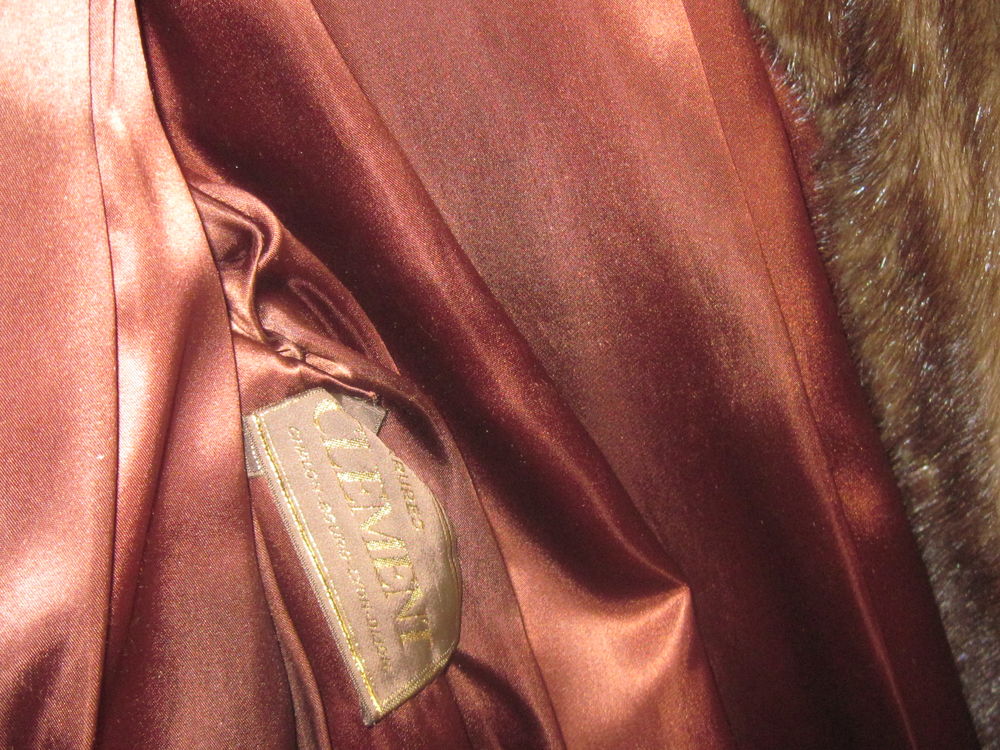 manteau de fourrure en vison Vêtements