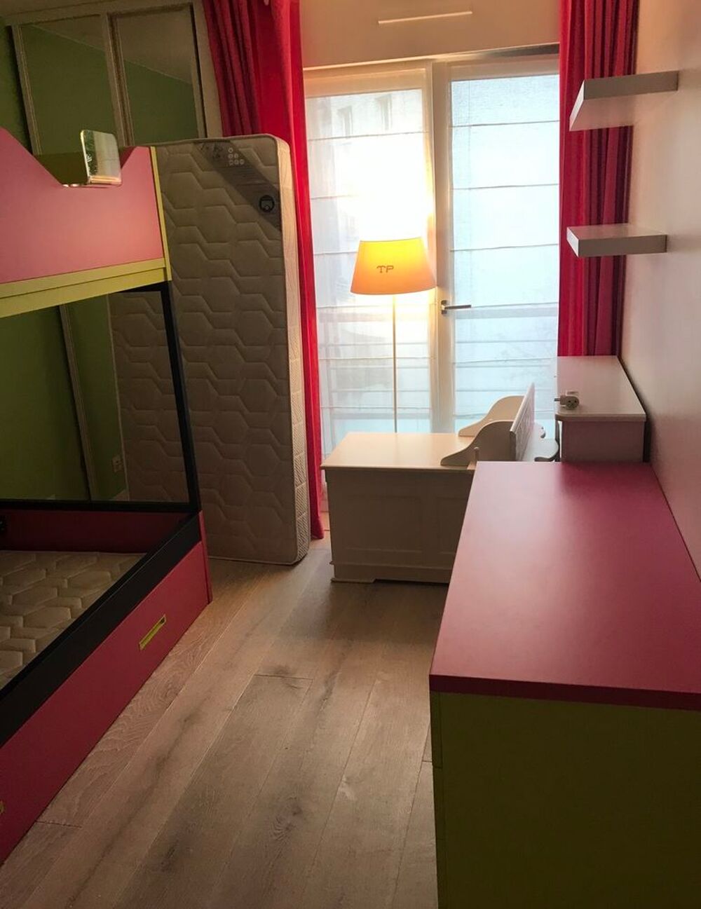Ensemble Lit Superpos&eacute; Haut de Gamme avec Bureau Mobilier enfants