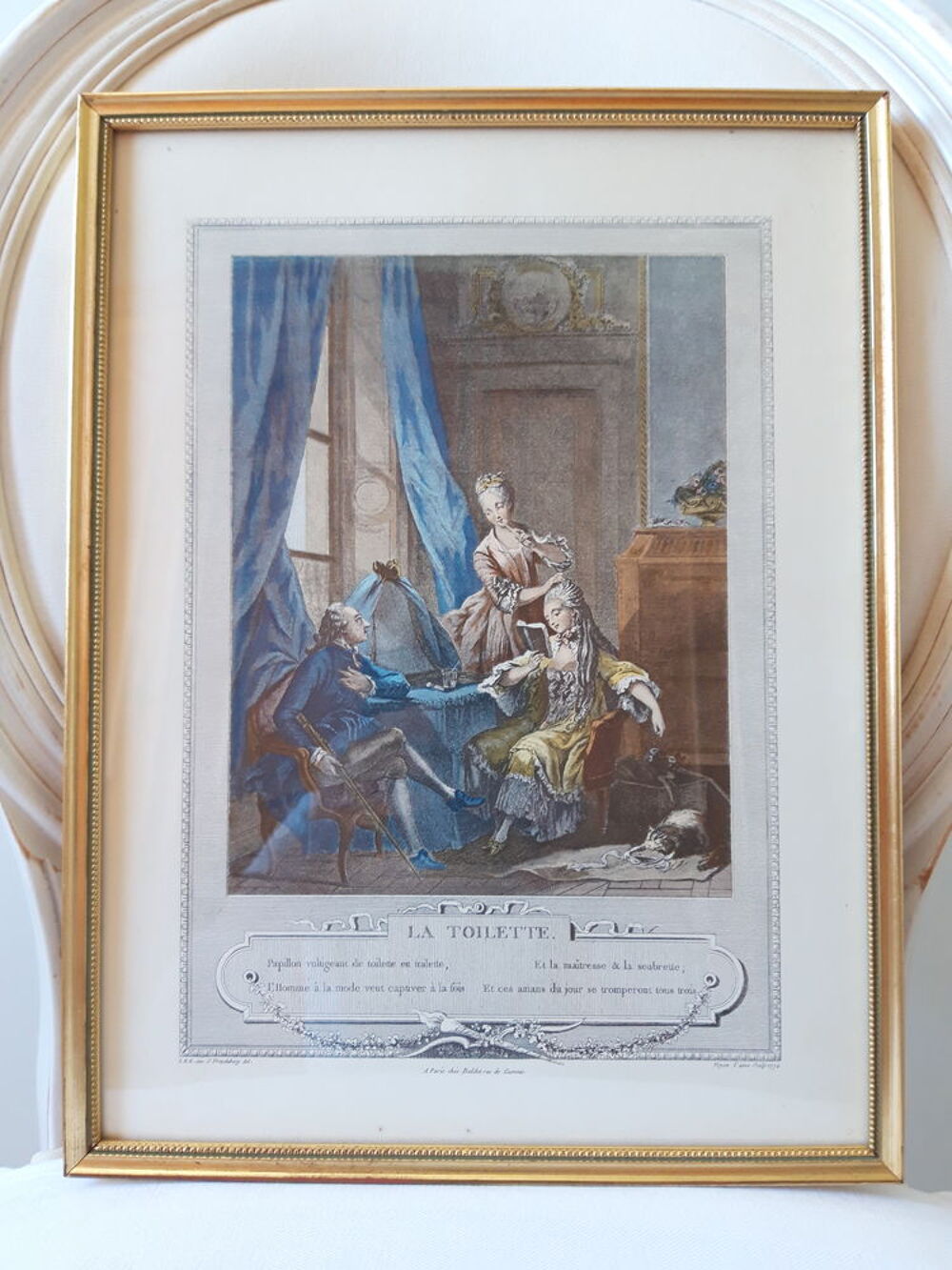 La toilette de Voyez L A&icirc;n&eacute; 1746 - 1806 Décoration