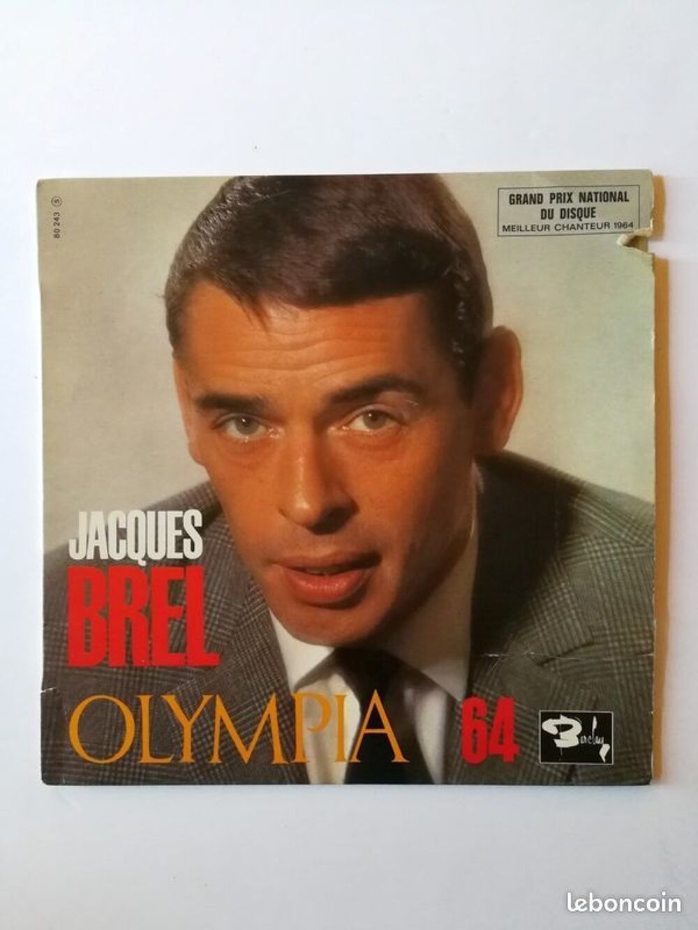 Jacques Brel Collector Olympia 64 vinyle 33 Tours 25cm Rare CD et vinyles