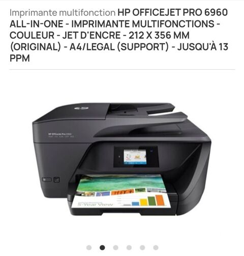 IMPRIMANTE HP OFFICEJET DE HAUTE QUALIT PRO 6960 300 Gradignan (33)