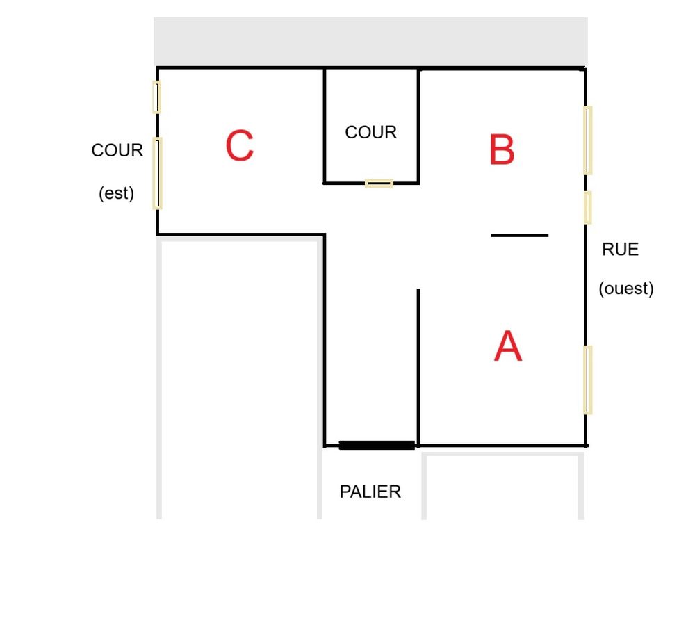 Vente Appartement Appartement 48 m² ? Dernier étage ? Deux caves ? Courette pr Boulogne-billancourt