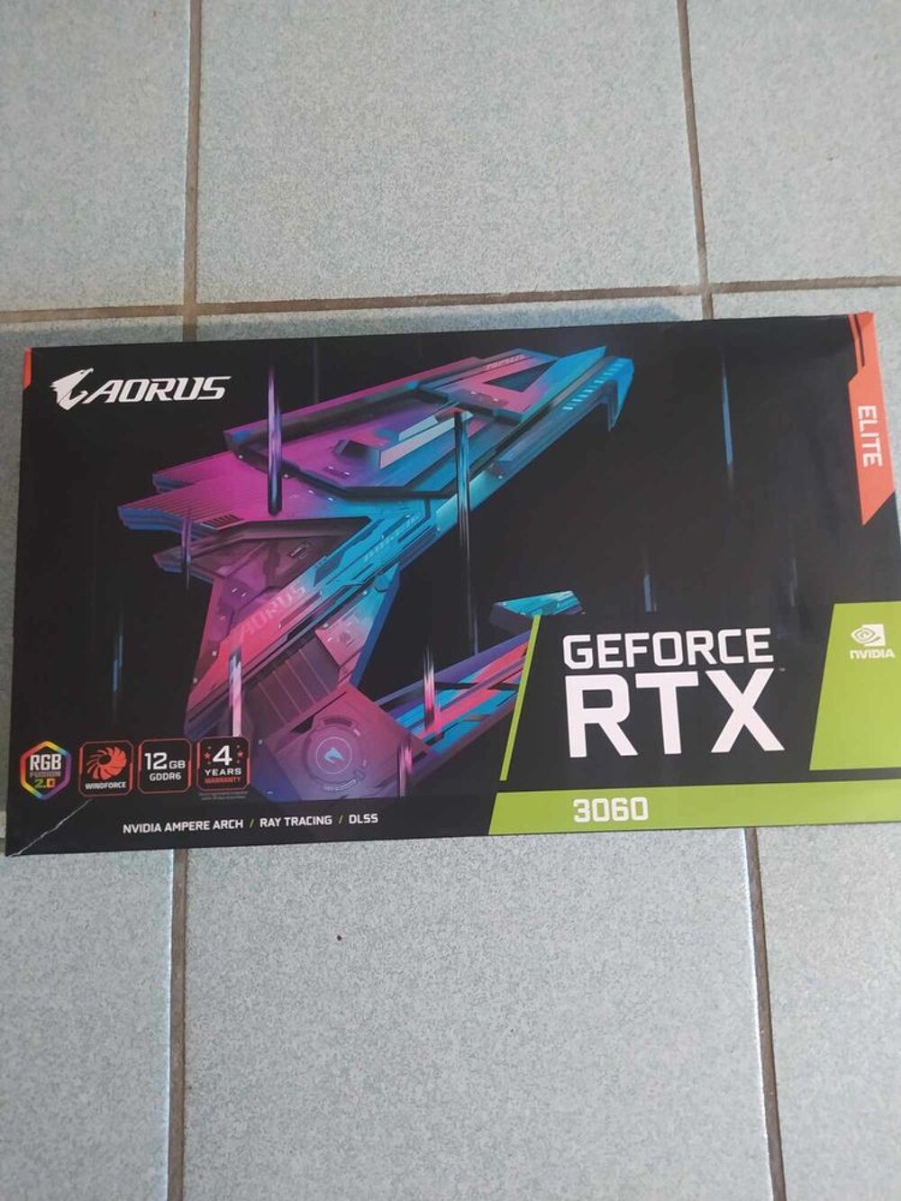 AORUS GeForce RTX 3060 ELITE 12G
Matériel informatique