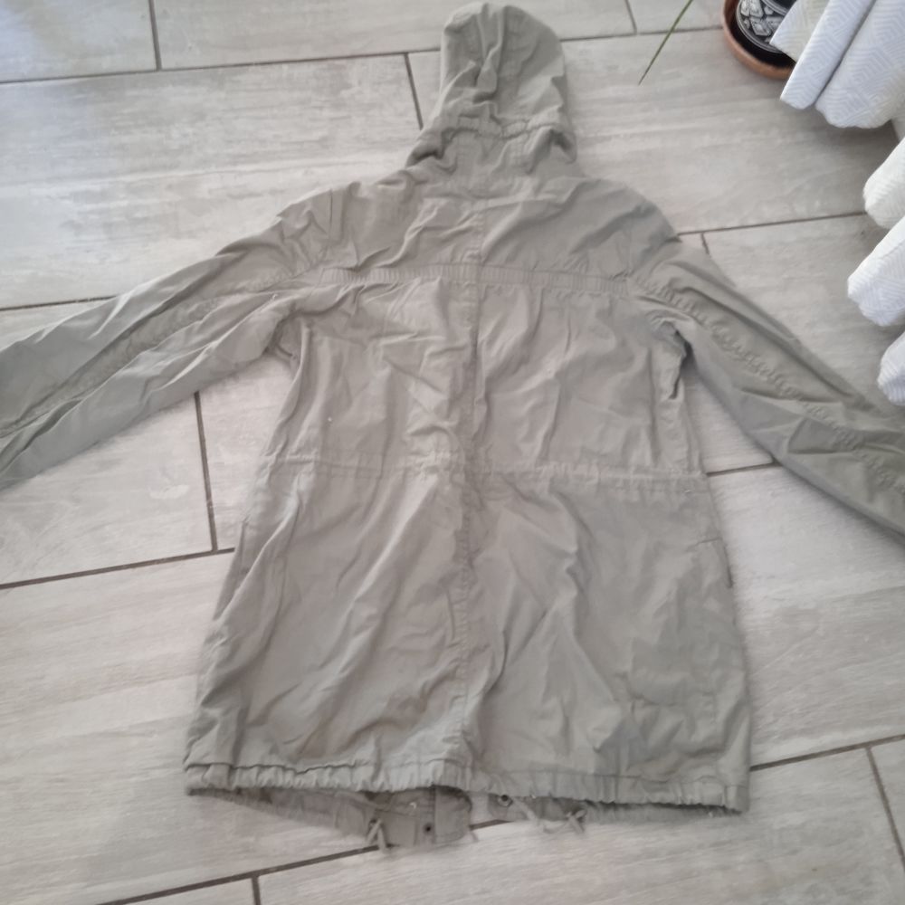 Parka doubl&eacute;e T 38 marque Cama&iuml;eu, capuche, 100% coton Vêtements