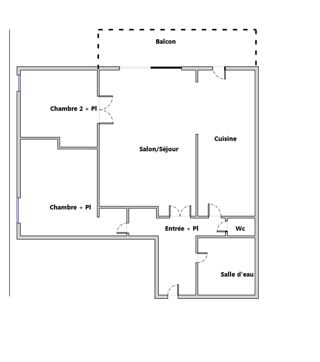  Appartement � vendre 5 pi�ces 65 m�