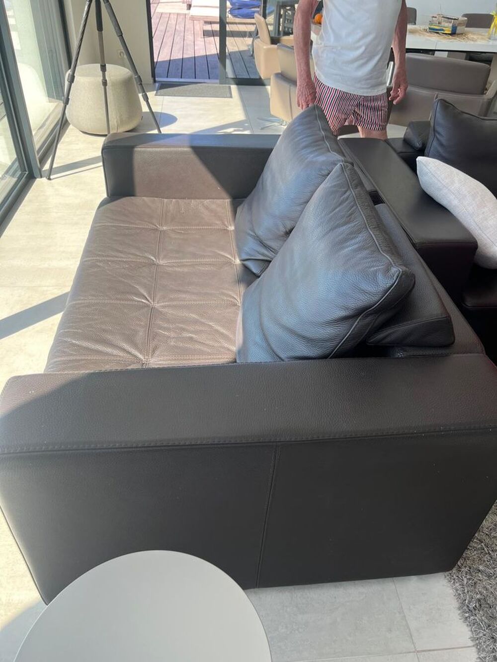 2 canapes cuir buffle Meubles