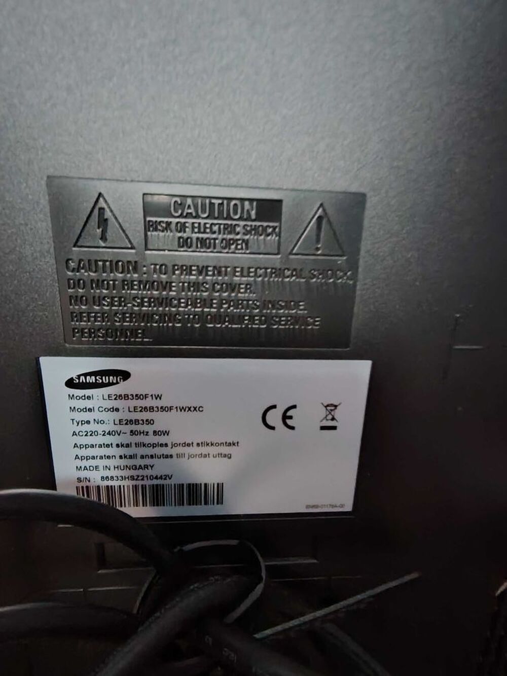 televiseur Photos/Video/TV